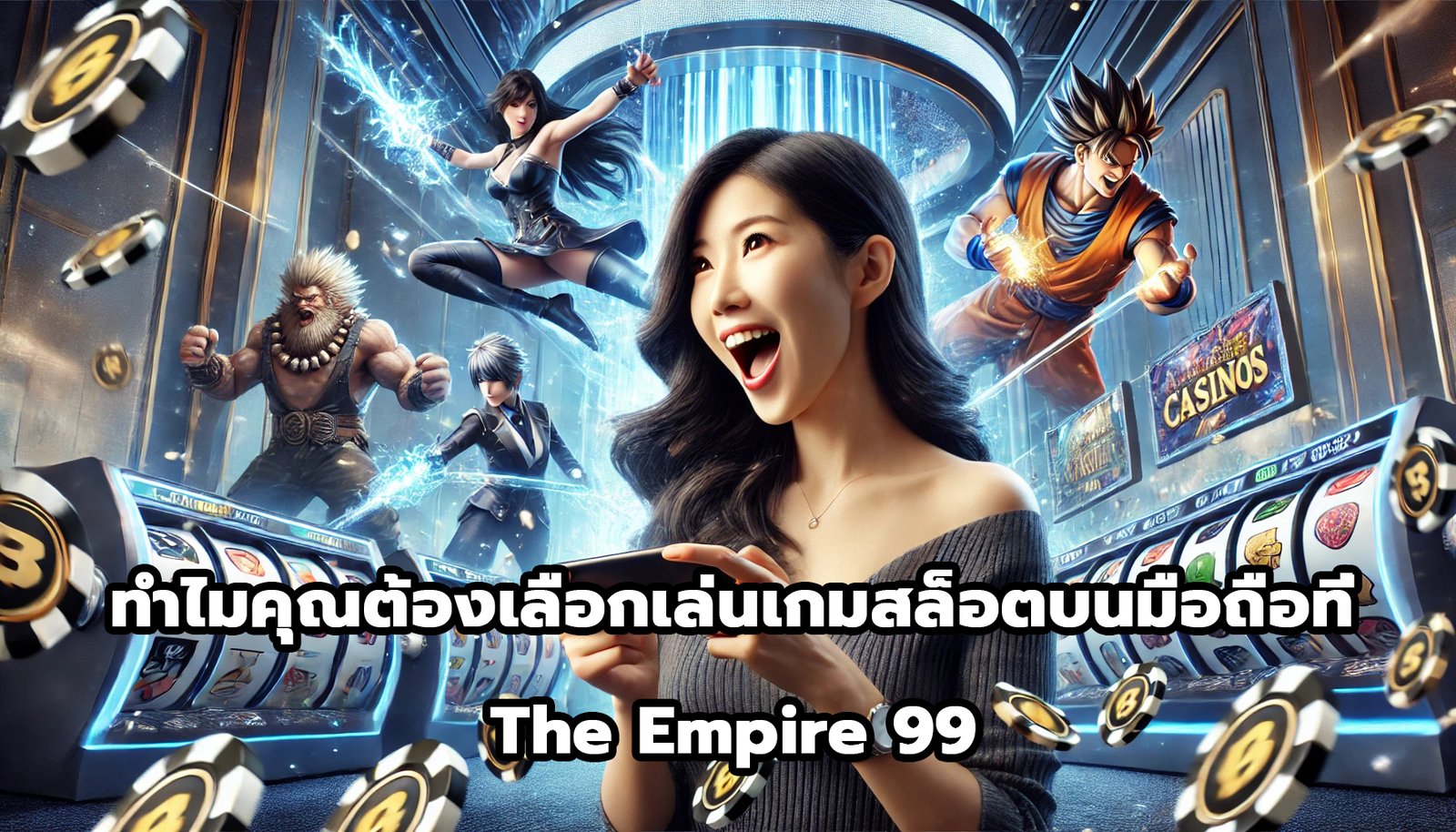 ทำไมคุณต้องเลือกเล่นเกมสล็อตบนมือถือที่ The Empire 99-2